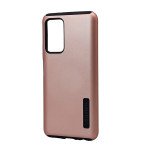 Wholesale Ultra Matte Armor Hybrid Case for Samsung Galaxy A03s (USA) (Rose Gold)